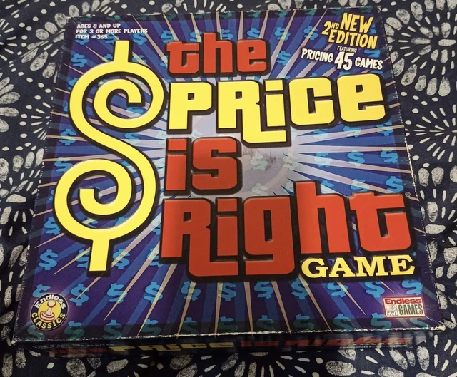 PRICE IS RIGHT Board Game 2nd Edition Endless Games Good Condition