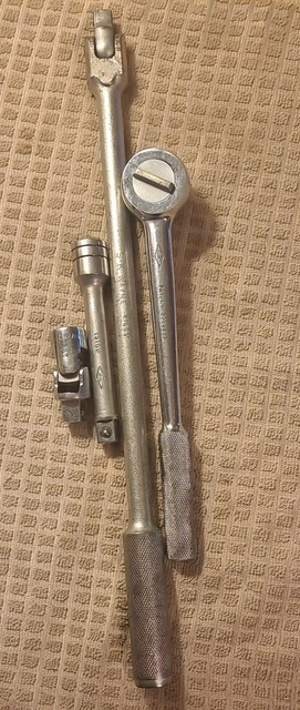 S-K Wayne #41653 Breaker Bar 1/2", 42470 Ratchet, 40161 extension, 40190 Swivel