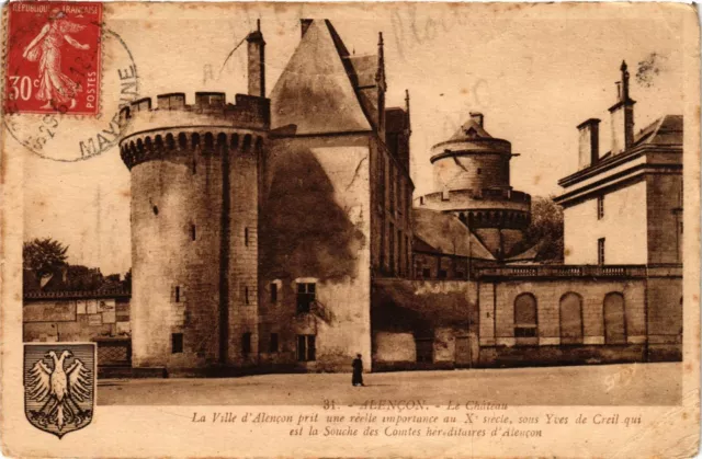 CPA AK ALENCON - Le Chateau - The City of ALENCON Taken a Recile (355269)