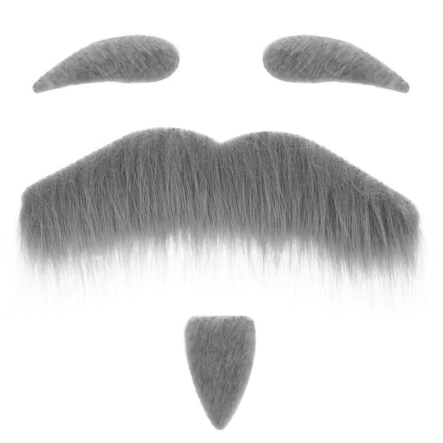 EQLEF Mustaches Auto-adhésives, Faux Moustache Sourcils Nouveauté