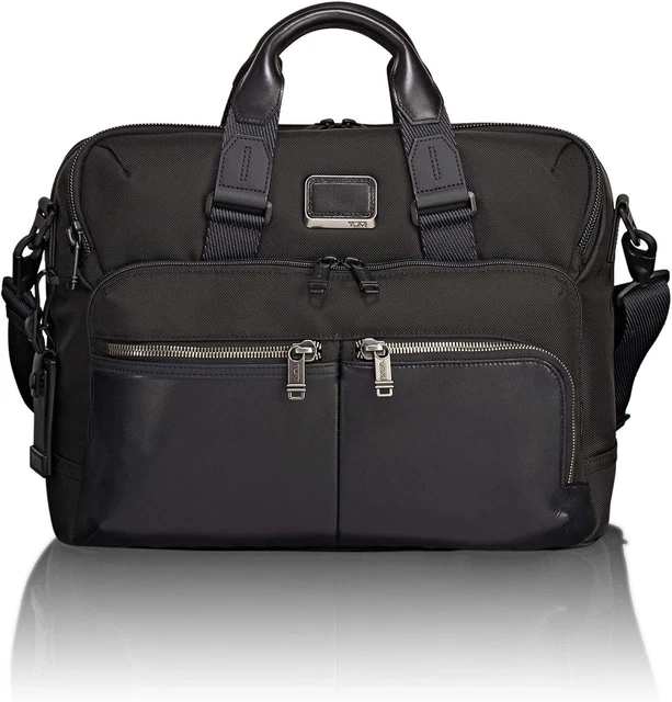 NEW TUMI Alpha Bravo Patterson Briefcase laptop bag organizer travel business
