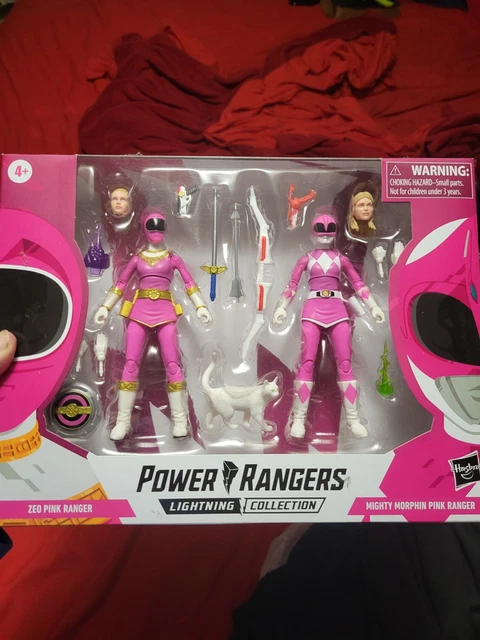 Hasbro Power Rangers Lightning Collection Mighty Morphin Red Ranger Trini and Yellow Ranger Jason GameStop Exclusive at Vancouver Mall in Vancouver, WA