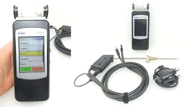 Drager FG4200 flue gas analyzer rookgasanalysemeter professional tester touch