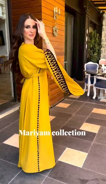 SOLDE MAROCAIN DUBAÏ Caftans Farasha Abaya Robe Très Déguisement Long