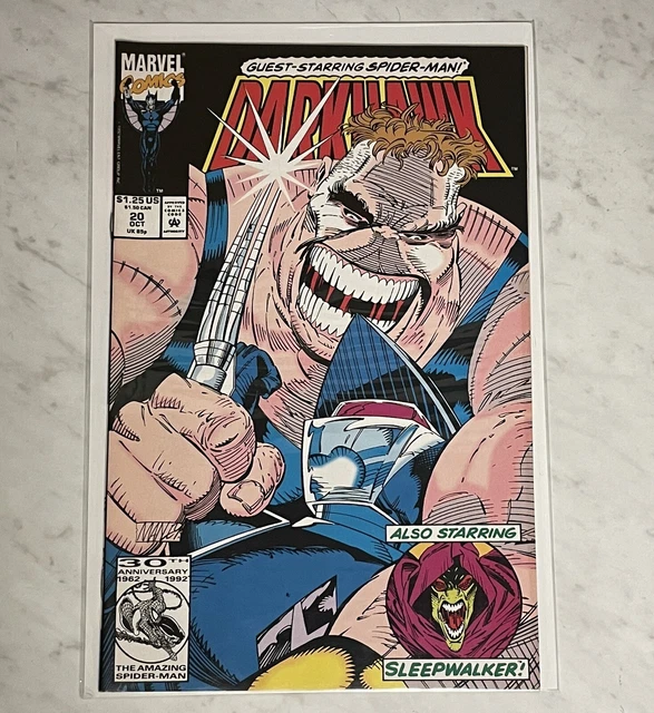Darkhawk #20 Marvel Comics October 1992 w/ Spider-Man, Sleepwalker - VF Boarded