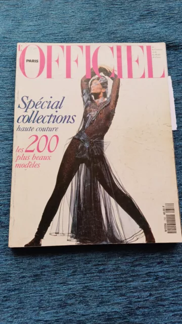 l'Officiel de la Couture et de la Mode de Paris, 766, September 1991, France