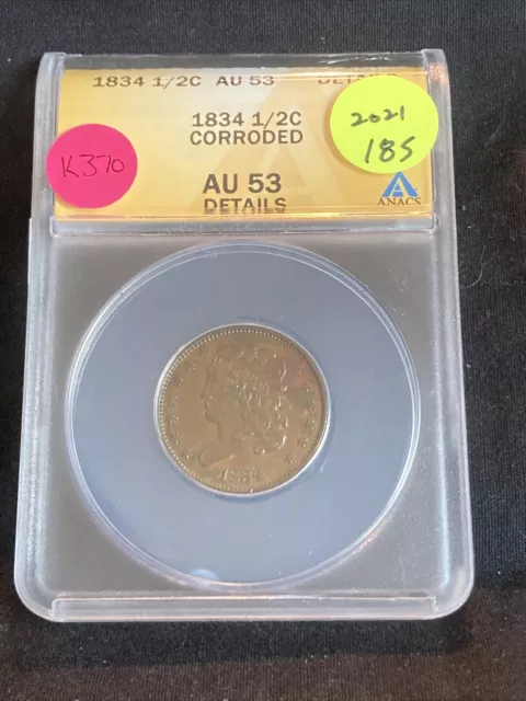 1834 Half Cent K370