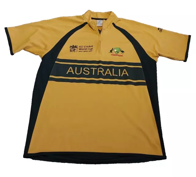Adidas 2007 ICC Cricket World Cup licensed Australia jersey men’s XL