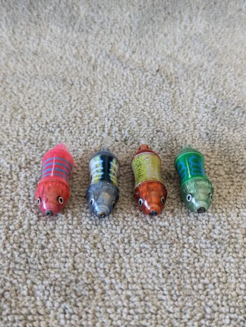 Lot Of HexBug Wahoo Aquabots - Smart Fish Lot Of 4 Untested