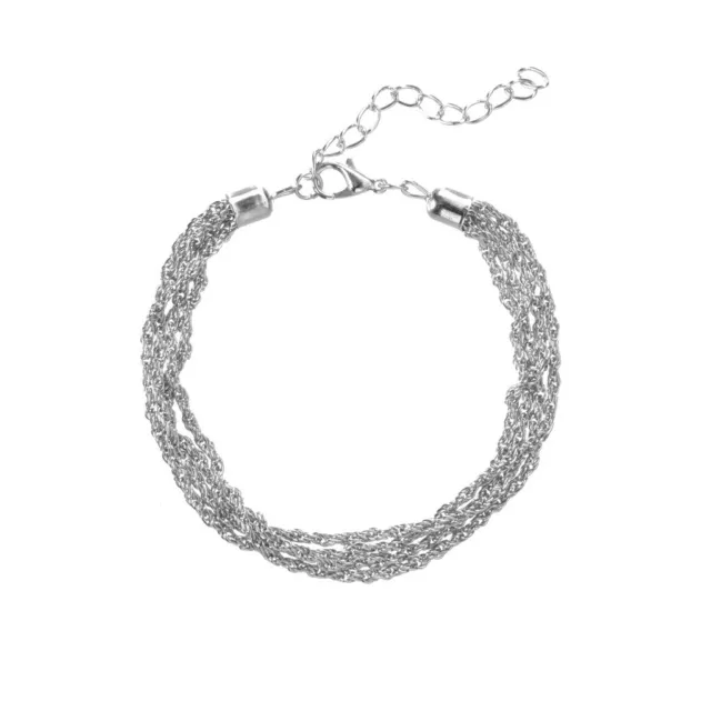 Fashion Charm Women Stainless Steel Lots Style Cuff Open Bracelet Bangle Chain