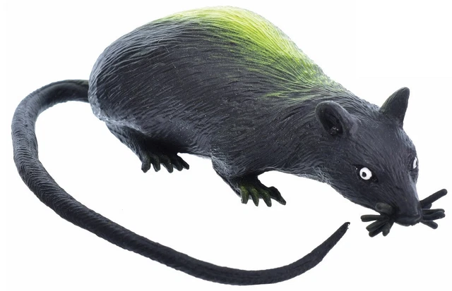 Kandytoys Realistic Squeeze Stretch Rat - Ty2440 Gross Stretchy Rubber Sensory