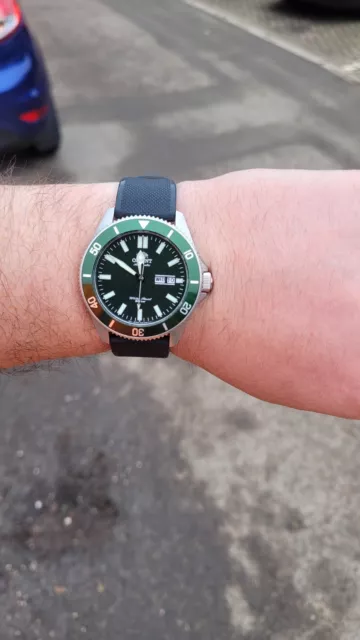 ORIENT KANO GREEN Dial Automatic RA AA0914E19B 200m Men s Watch