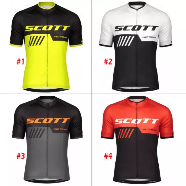 Cycling Jersey Scott Gear Short Sleeve Bike Motocross MTB Shirt Jacket Clothes