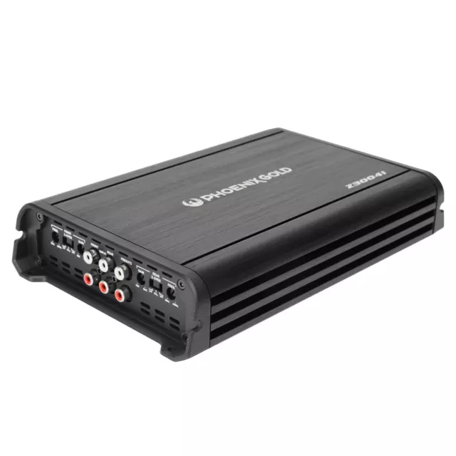 300W Auto Verstärker 4-Kanal 4x 65W (4Ω) / 4x 90W (2Ω) / Class-A/B / Auto-On