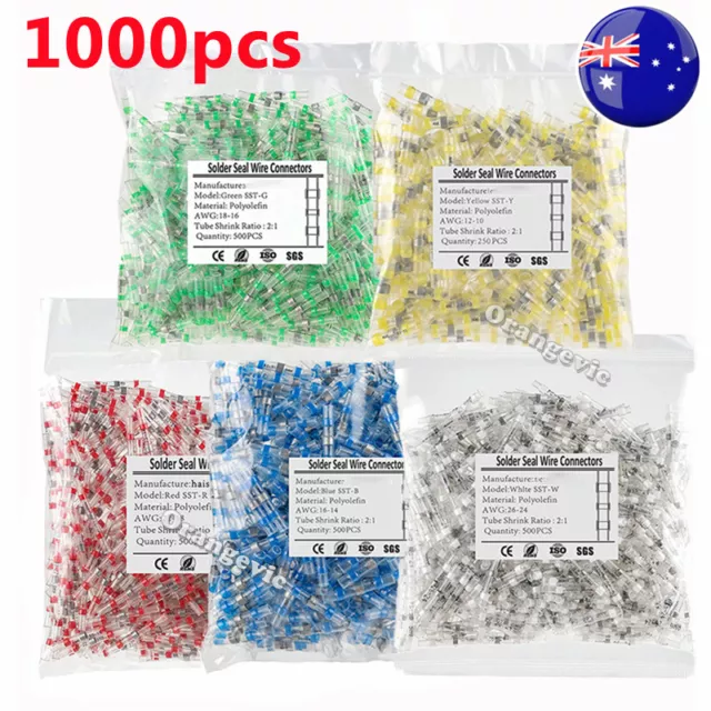 50/1000Pcs Solderstick Waterproof Solder Wire Connector Kit Original Top Quality