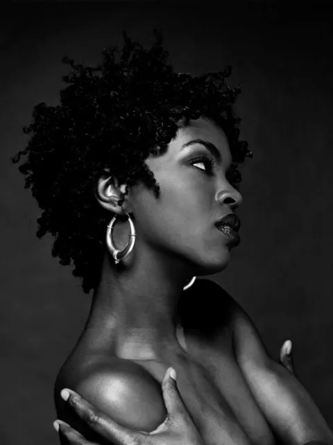 V3774 Lauryn Hill R&B Hip Hop Music Singer BW Decor WALL POSTER PRINT AU