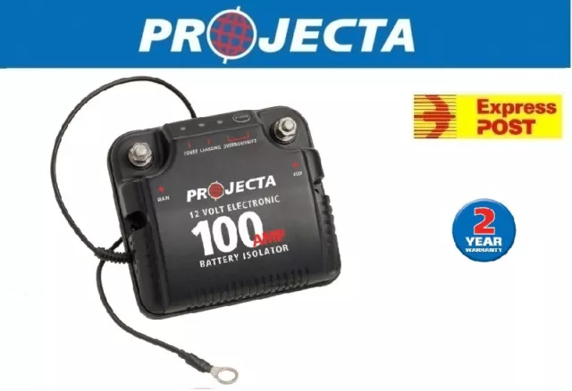 Projecta Dbc100 Dual Battery System Isolator Deep Cycle Agm, Auxillary 4Wd 4X4 2