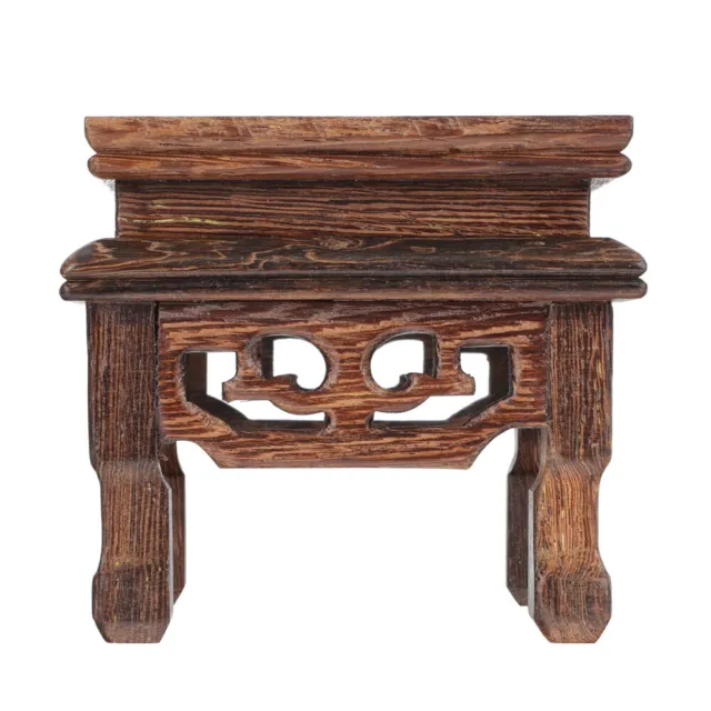 Soportes de exhibición de madera para muebles, base de jarrón de madera,  soporte de exhibición de muebles orientales, soporte de madera cuadrada de