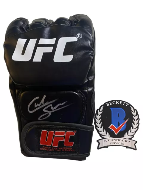 Killer Cub Swanson Signed Ufc Mma Glove Beckett Bas Coa Ac62197