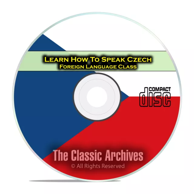 Learn How To Speak Czech, Fast & Easy Foreign Language Training Course, CD D91