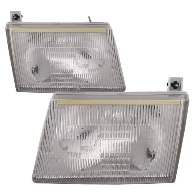 Fits Fleetwood Pace Arrow 1997-2001 Motorhome RV Left and Right Headlights Pair