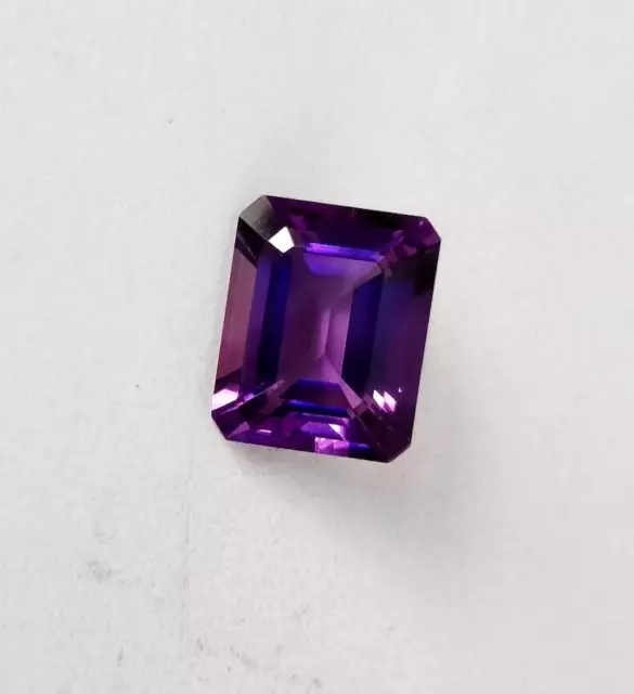 Natural Emerald Cut Purple Amethyst 11x9 mm Loose Gemstone Jewelry Making