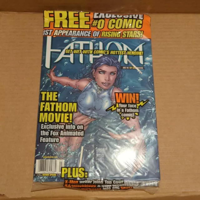 Fathom Wizard Special Edition Comic Book Magazine Michael Turner Rising Stars #0