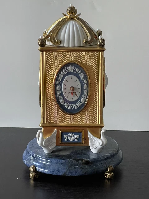 Musical Igor Carl Faberge Swan Lake Musical Clock - Super Rare Musical Igor Carl Faberge Swan Lake Musical Clock - Super Rare