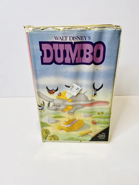 WALT DISNEY CLASSIC DUMBO Black Diamond (VHS) “RARE” COLLECTORS $35.79