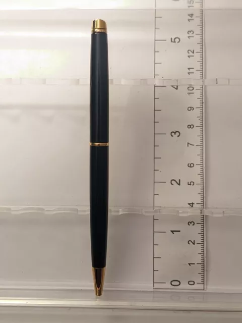 Vtg Black Gt Waterman Hemisphere Ballpoint Pen - France Needs Refill