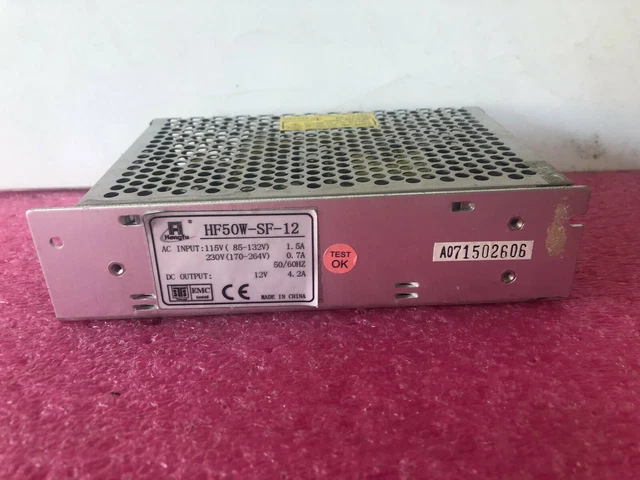 Hengfu HF100W-SF-12 DC Power Supply 115/230VAC 12VDC 8.5A