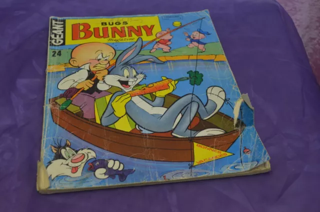 Ancien Livre Bugs Bunny Magazine Geant Pas Le Journal De Mickey Picsou