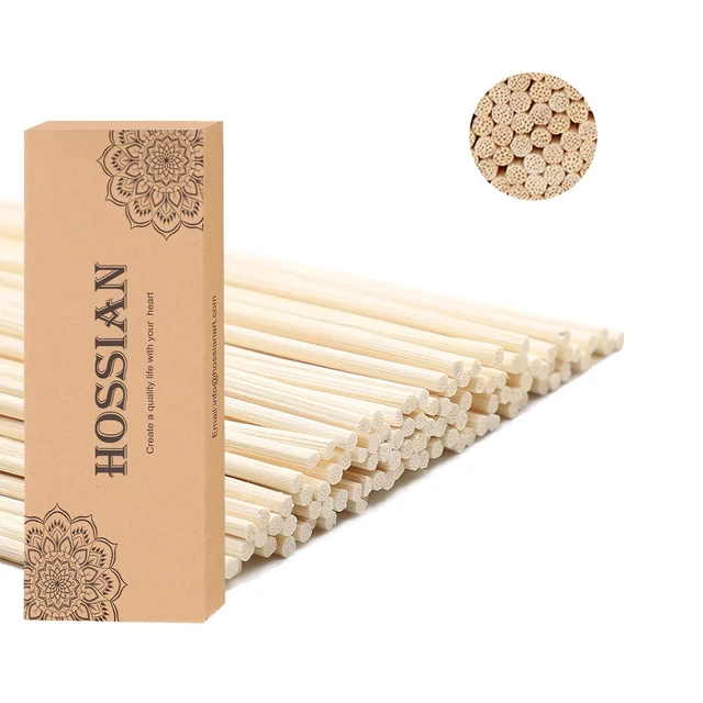 75 Bâtons De Roseau Pour Diffuseur Huiles Essentielles - Longueur 19cm (rechange)