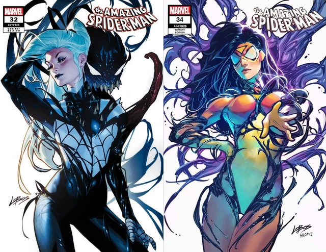 Amazing Spider-Man 32 & 34 Nm Lobos Trade Vemonized Variant Marvel