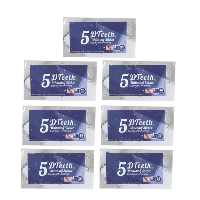 7x Bandes De Blanchiment Des Dents Enlever Les Taches De Fumée De Café Breath R