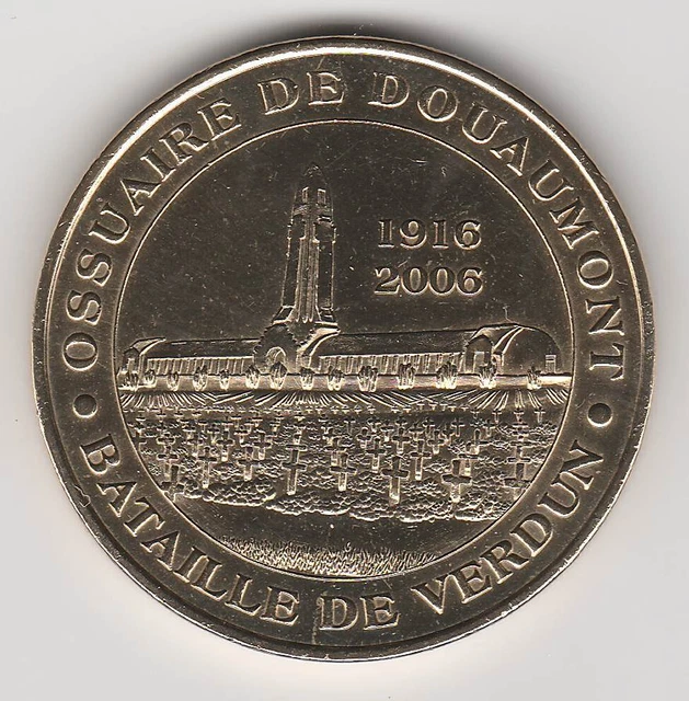 Médaille Monnaie De Paris – Bataille De Verdun – Ossuaire De Douaumont – Pièce Historique