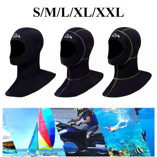 3mm NEOPRENE WETSUIT HOOD Diving Surfing Kayak Scuba Dive Hood Hat Neck Warm