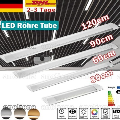 30-120cm LED Lampada vasche spazio umide Lampada da soffitto Dimmerabile cantina TUBO 