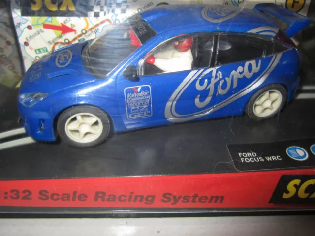 Slot Car SCX Scalextric FORD FOCUS WRC "VALVOLINE" 60270 1:32