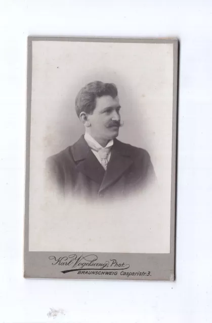 CDV Foto Herrenportrait - Braunschweig 1900er