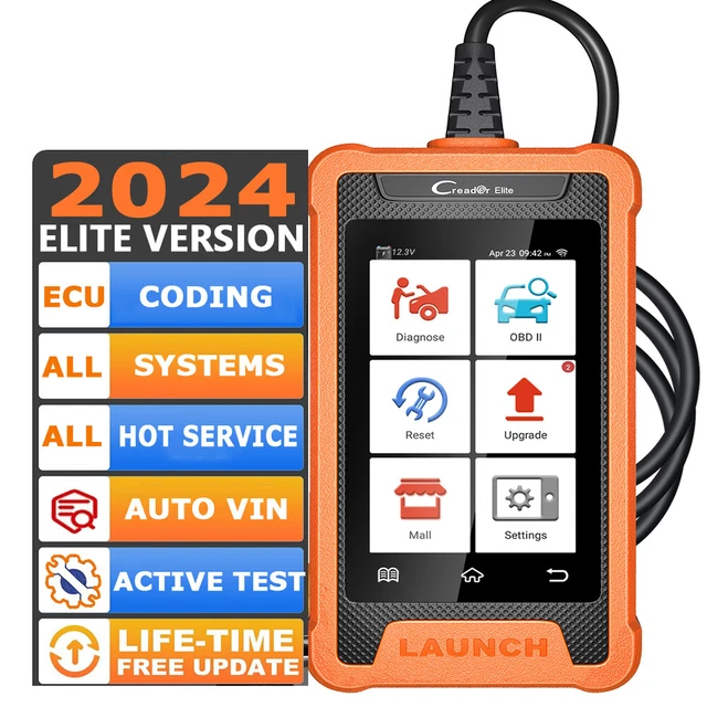 2026 LAUNCH X431 Elite For VW Diagnostic Tools Car OBD2 Scanner Full ...