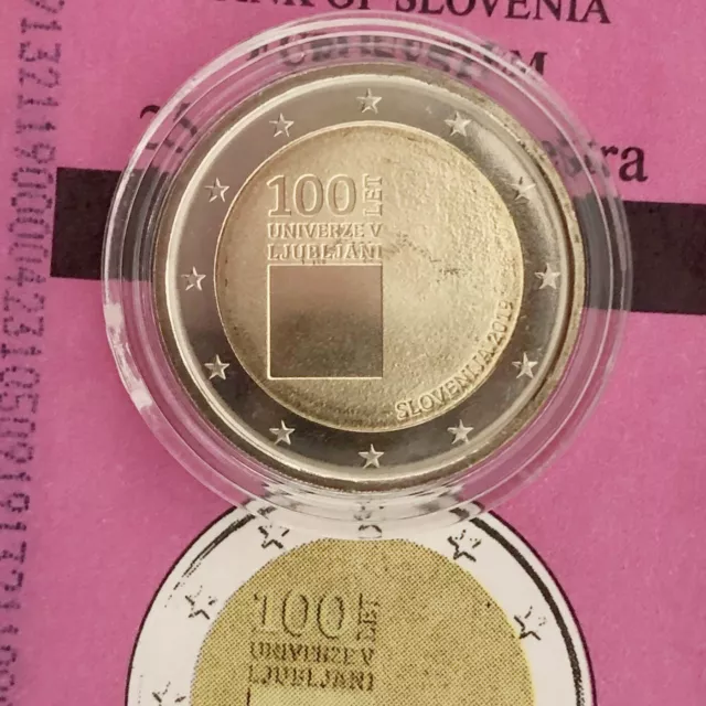 Slovenia commemorative 2 euro coin 2019 "University of Ljubljana" - UNC