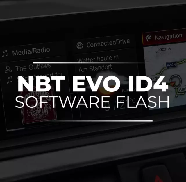 BMW NBTevo iD4 to iD5/iD6 flash upgrade with CarPlay Full Screen Android FSC