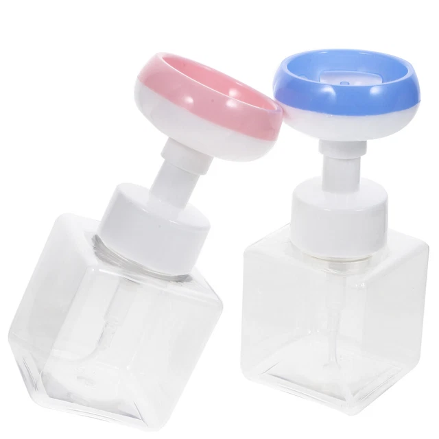 2 Pcs Cat's Claw Sparkling Bottle Pet Travel Foam Pump Dispenser Hand Soap