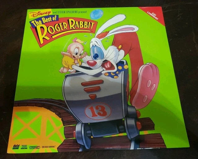 RARE HTF LASERDISC The Best Of Roger Rabbit Cartoon Limited Pressing ...