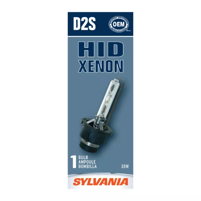 SYLVANIA - D2S Basic HID (High Intensity Discharge) Headlight Bulb - High Per...
