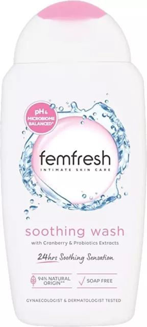 Femfresh Ultimate Care Soothing Wash - Intimate Daily Vaginal Feminine Hygiene �