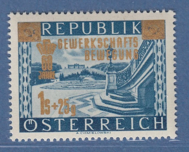 Österreich 1953 Sondermarke 60 Jahre Gewerkschaftsbewegung Mi.-Nr. 983
