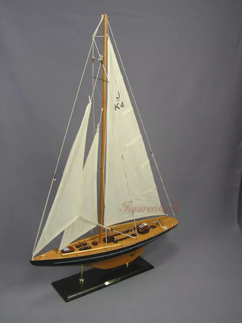Segelboot Segelschiff Modell Segelyacht Holz Maritime Dekoration Deko Segler Neu