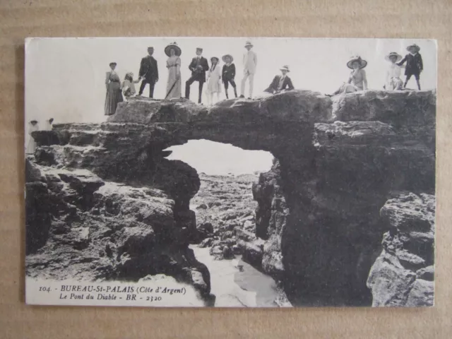 Cpa Bureau St Palais (17) The Devil's Bridge. Animee. Silver Rating.